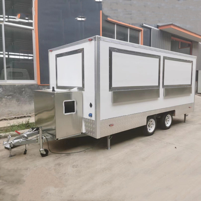 Maison mobile confortablement équipée Cottage Food Snack Trailer à remorque avec toilette et lit