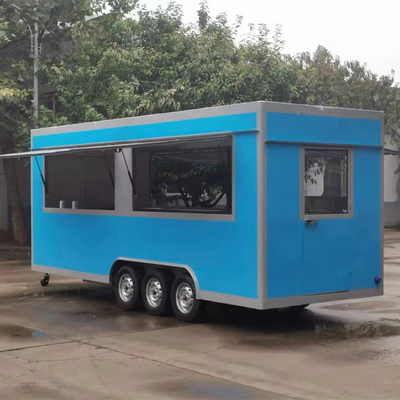 Maison mobile confortablement équipée Cottage Food Snack Trailer à remorque avec toilette et lit