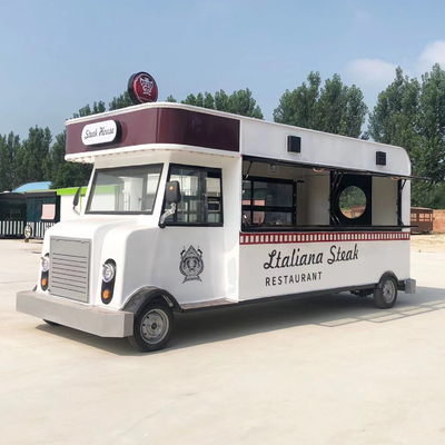 110v/220v électrique mobile de la rue Fast Food Snack de restauration camionnette remorque