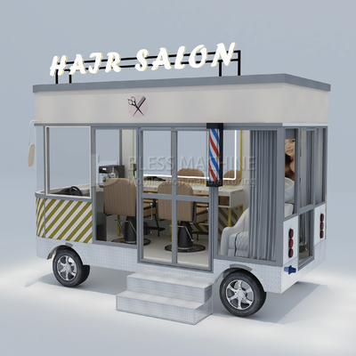 Salon de coiffure électrique mobile pour la vente au détail et la transformation des légumes