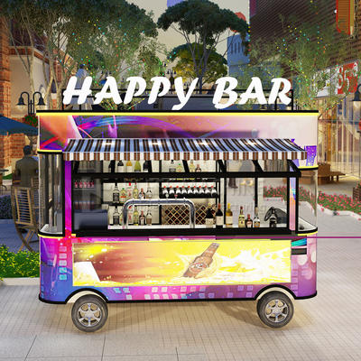 2022 Electric Mobile Wine Cocktail Drink Bar Van Truck Trailer Cart et personnalisé