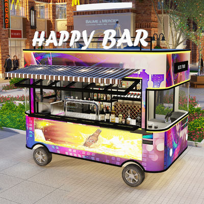 2022 Electric Mobile Wine Cocktail Drink Bar Van Truck Trailer Cart et personnalisé