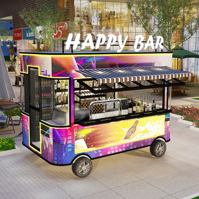 2022 Electric Mobile Wine Cocktail Drink Bar Van Truck Trailer Cart et personnalisé