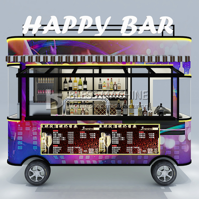 2022 Electric Mobile Wine Cocktail Drink Bar Van Truck Trailer Cart et personnalisé