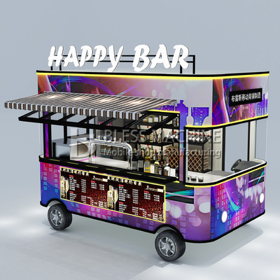 2022 Electric Mobile Wine Cocktail Drink Bar Van Truck Trailer Cart et personnalisé