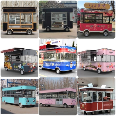 110v/220v électrique mobiles cocktail de vin bar de boisson camionnette chariot de remorque pour fermes 2022