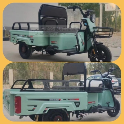 Tricycle à moto électrique polyvalente avec assurance commerciale et acier galvanisé