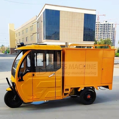 2022 Vélos électriques mobiles pour le lavage de voitures Tricycle Pedicab Trois roues avec assurance commerciale