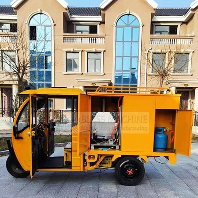 2022 Vélos électriques mobiles pour le lavage de voitures Tricycle Pedicab Trois roues avec assurance commerciale