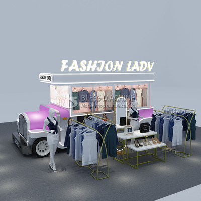 Longueur personnalisée 1500kg Vêtements pour femmes mobiles