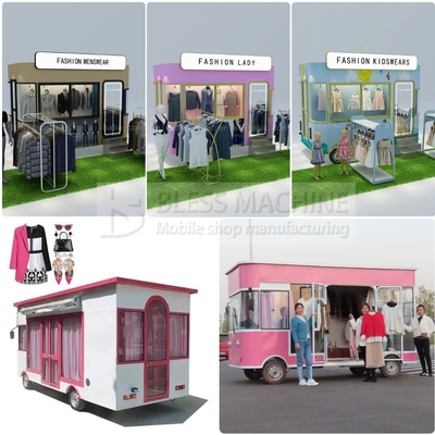 Vêtements électriques mobiles magasins de vêtements pour hommes camionnette à 40 km/h Fonction de machines