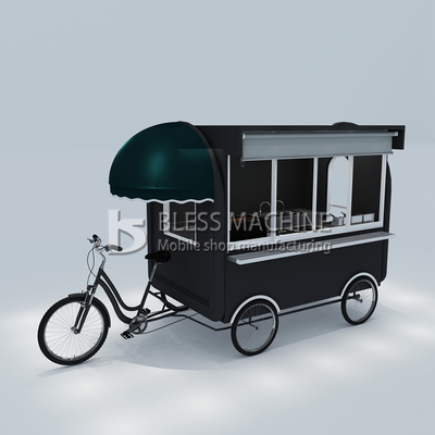 2022 Outlet Multipurpose Mobile Fast Food Snack Boissons Les boissons Pédales Vélo Tricycle