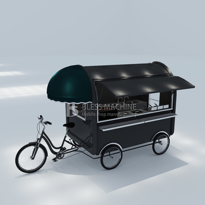 2022 Outlet Multipurpose Mobile Fast Food Snack Boissons Les boissons Pédales Vélo Tricycle