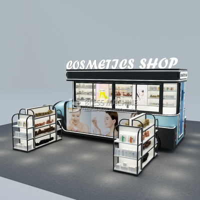 2023 Cosmétiques électriques mobiles personnalisés Produits de maquillage Soins de la peau Boutique Carton de remorque