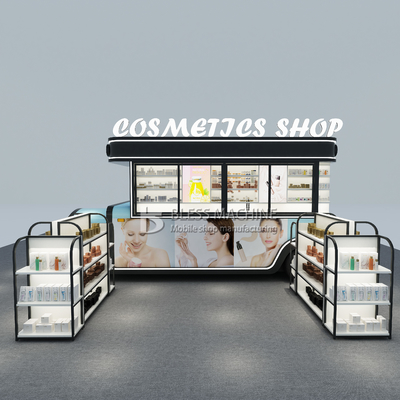 2023 Cosmétiques électriques mobiles personnalisés Produits de maquillage Soins de la peau Boutique Carton de remorque