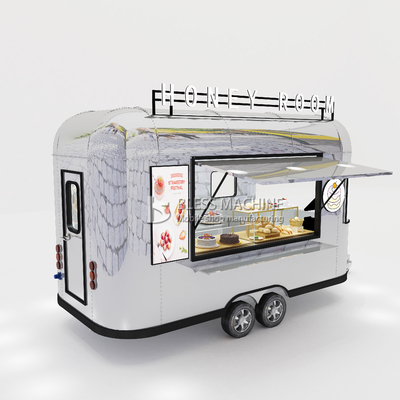 Appareil mobile en acier inoxydable pour la vente de chocolat et de biscuits en déplacement