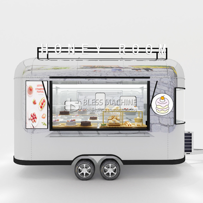 Appareil mobile en acier inoxydable pour la vente de chocolat et de biscuits en déplacement