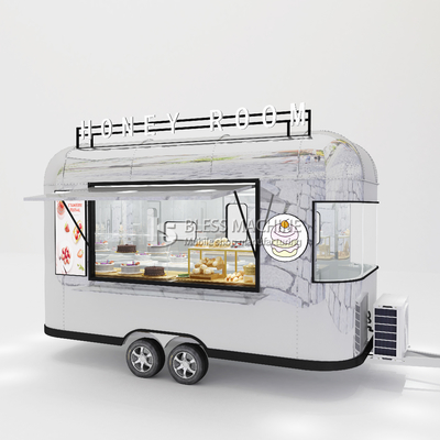 Appareil mobile en acier inoxydable pour la vente de chocolat et de biscuits en déplacement