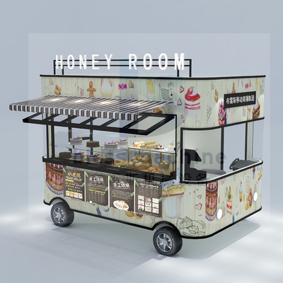 2022 Style camion de boulangerie électrique pour gâteaux d'anniversaire et biscuits 4 roues routières 1000kg
