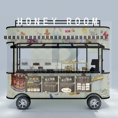 2022 Style camion de boulangerie électrique pour gâteaux d'anniversaire et biscuits 4 roues routières 1000kg