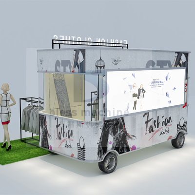 2022 Magasin de vêtements électriques mobiles camionnette pour vêtements pour hommes, femmes et enfants