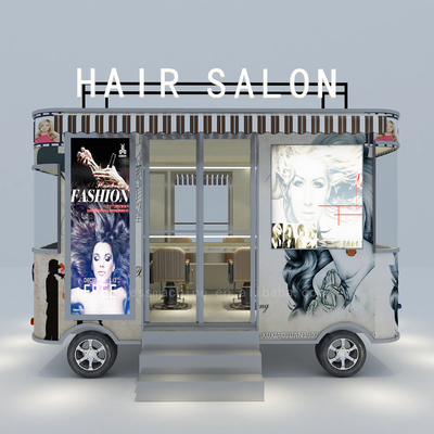 2022 Electric Mobile Barber Shop Salon de coiffure Vans de camions de machines fonctionnant à 40 km/h