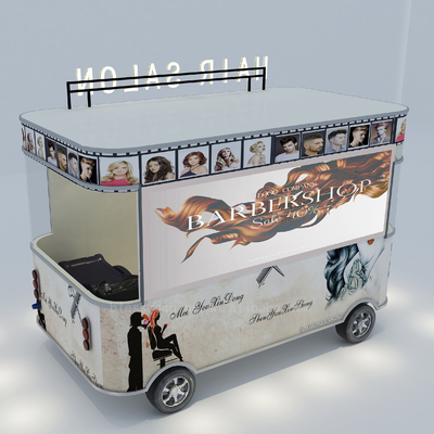 2022 Electric Mobile Barber Shop Salon de coiffure Vans de camions de machines fonctionnant à 40 km/h