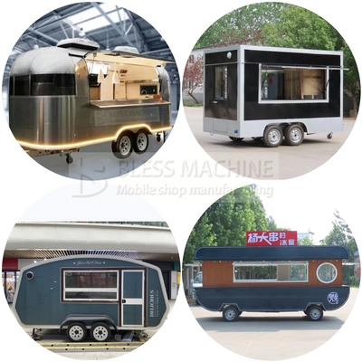 2022 Electric Mobile Barber Shop Salon de coiffure Vans de camions de machines fonctionnant à 40 km/h