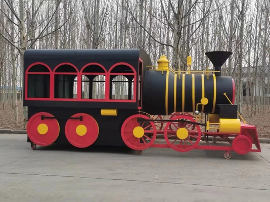 Style Train Scenery Food Truck Trike alimentaire mobile pour l'assurance du commerce et les ventes en plein air