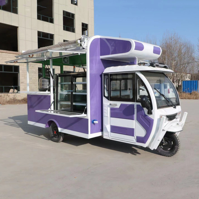 Tricycle électrique mobile polyvalent pour les snacks et les boissons de restauration rapide Outlet 2023