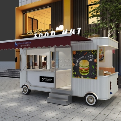2023 Produits alimentaires électriques mobiles Commodities Ventes au détail Boutique Van Truck Trailer Cart