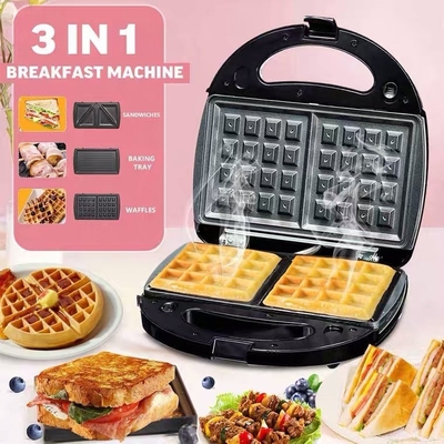 KJ-302 Panini sandwich et machine à gaufres ménagers avec fonctionnalités multifonctionnelles