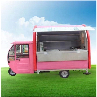 Camion à remorque de panier de nourriture mobile avec système électrique