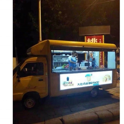 Trailers à pizza à la glace à haute performance sur mesure avec un faible investissement