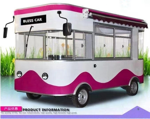 Voiture électrique pour le petit-déjeuner rapide et les fruits et légumes