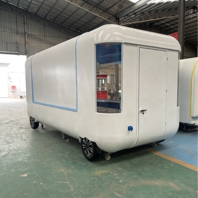 Mini camion à quatre roues pour le petit-déjeuner et les cordes frites dans une cabine mobile