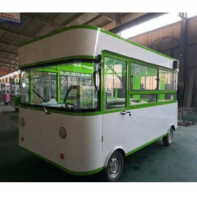 Multifonctionnelle 2000w quatre roues électrique hamburger snack voiture de restauration pour le commerce