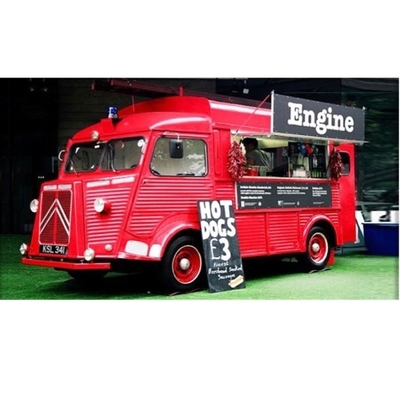 Multifonctionnelle 2000w quatre roues électrique hamburger snack voiture de restauration pour le commerce