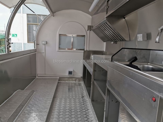 Multifonctionnelle 2000w quatre roues électrique hamburger snack voiture de restauration pour le commerce