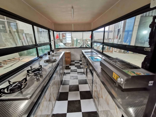 Une voiture de restauration électrique multifonctionnelle intégrée