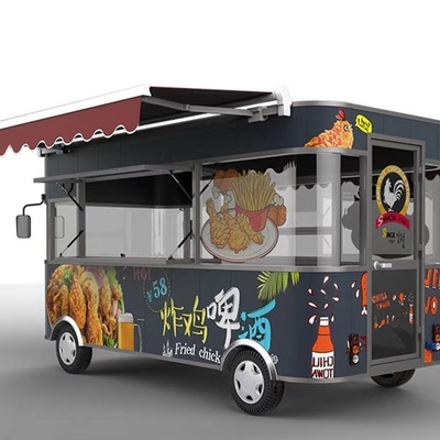 Camion alimentaire électrique pour fonctionnalités personnalisables multi-scène et basées sur les demandes des clients