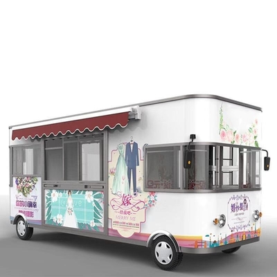 Camion alimentaire électrique pour fonctionnalités personnalisables multi-scène et basées sur les demandes des clients