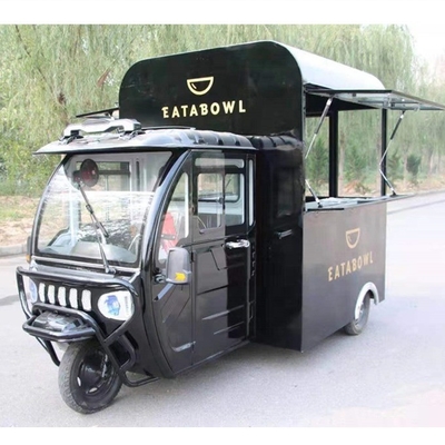 Chariot à tricycle personnalisable pour la nourriture à domicile en 2022 en tôle métallique sculptée et en acier inoxydable