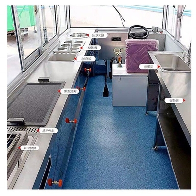 Camion alimentaire halal à haute performance multifonctionnel à faible investissement et à excellentes performances