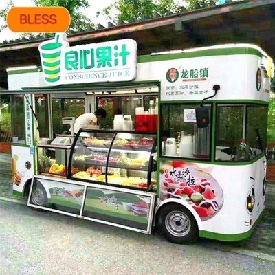 Chariot alimentaire en plein air à 3 ou 4 roues pour les magasins de vêtements et les usines de transformation de viande