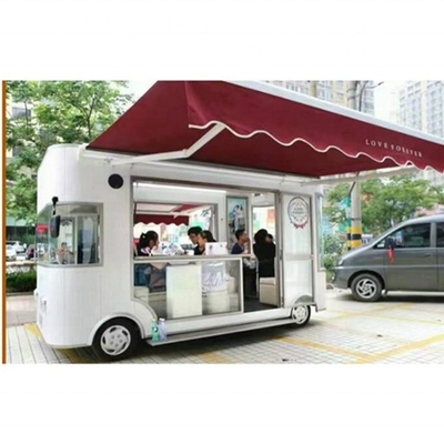 Trailers de camions alimentaires en acier inoxydable en fibre de verre BLS-125A