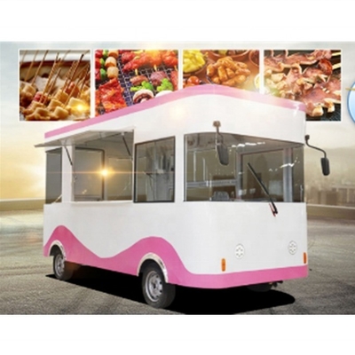 Trailers de camions alimentaires en acier inoxydable en fibre de verre BLS-125A
