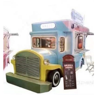 Condition personnalisée Vintage Food Truck 600kg Capacité 220V/380V&quot;