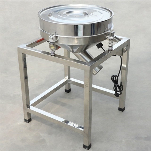 Filtre à vibration rotatif de capacité 100-500 kg/h pour la machine de dépistage de la farine de noix de coco au détail