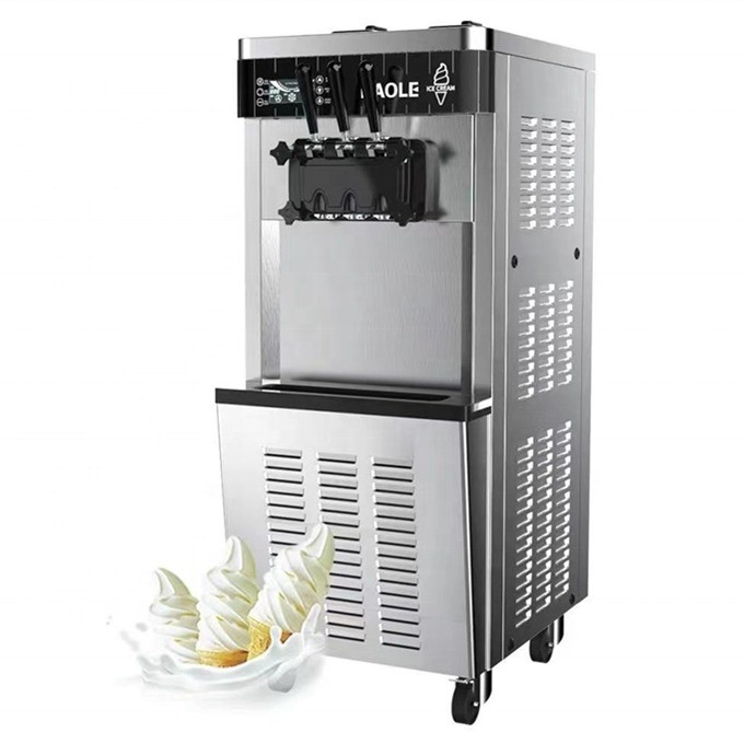 3 saveurs et 1 mélange machine à glaces à serveur doux la solution parfaite pour votre entreprise